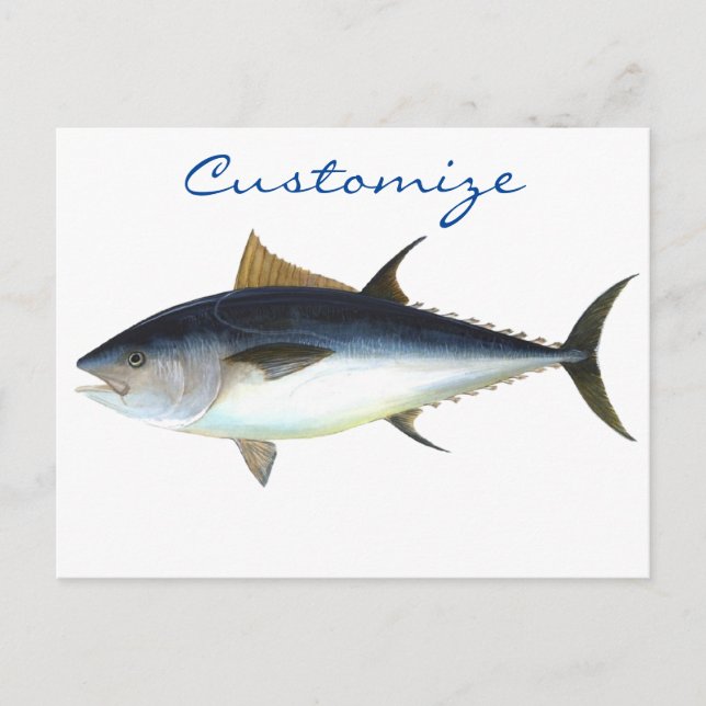 Postal Estilo de atún biológico Thunder_Cove (Anverso)