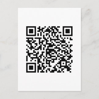 Postal Estilo de conexión de código QR
