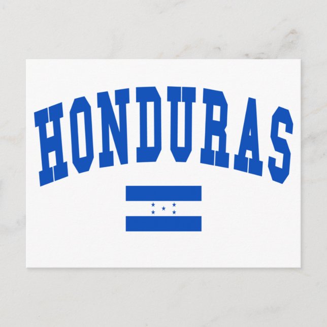 Postal Estilo de Honduras (Anverso)
