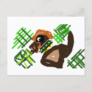 Postal Estilo de Irish Terrier st Patrick