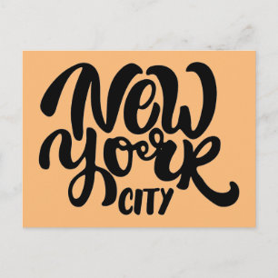 Postal Estilo de la ciudad de Nueva York