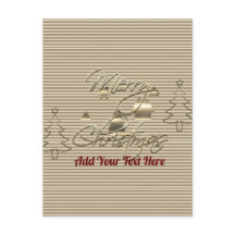 Estilo de la cosecha Feliz Navidad