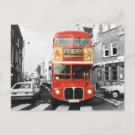 Postal Estilo de pintura de los buses de Londres