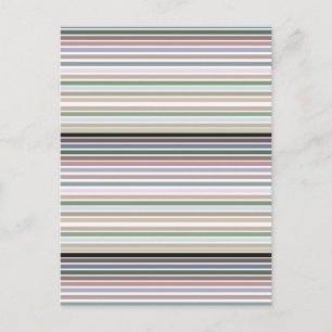 Postal Estilo de raya en colores modernos