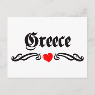 Postal Estilo de tatuaje de Guatemala