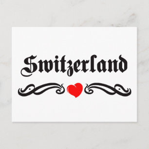 Postal Estilo de tatuaje de Suecia