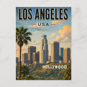 Postal Estilo de vida de lujo de Los Ángeles Viaje Regalo