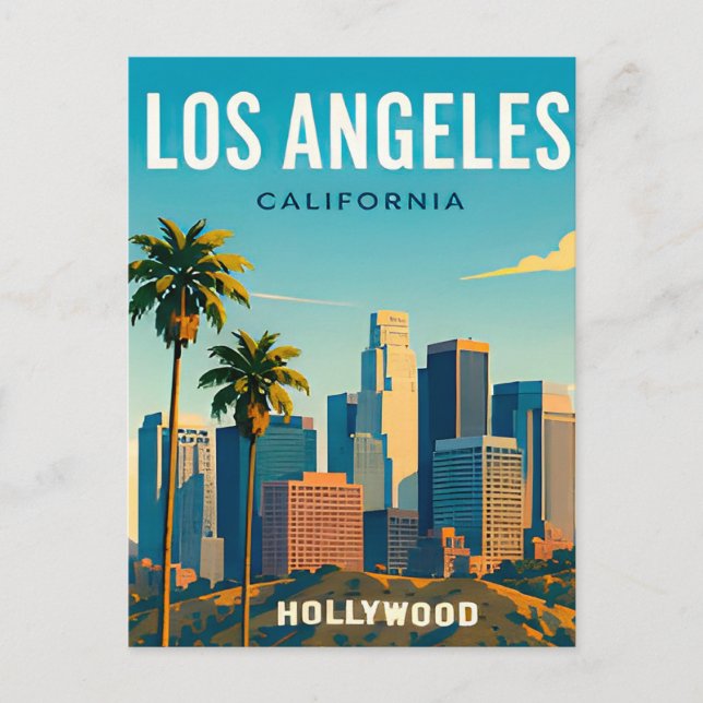 Postal Estilo de vida de lujo en Los Ángeles (Anverso)