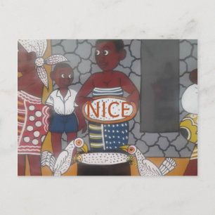Postal Estilo de vida tradicional africano