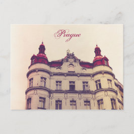 Postal Estilo de vintage de Praga