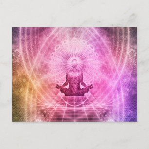 Postal Estilo de yoga mediático