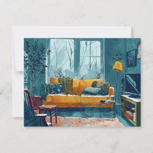 Postal Estilo escandinavo caprichoso