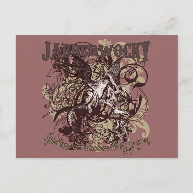 Postal Estilo Jabberwocky Carnivale (Anverso)