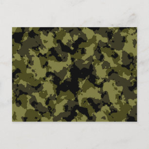 Postal Estilo militar de camuflaje