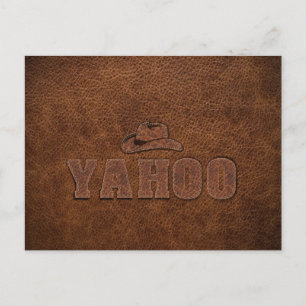Postal Estilo occidental de YAHOO