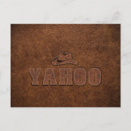 Postal Estilo occidental de YAHOO