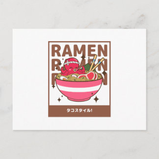 Postal Estilo Octopus Ramen - Ramen con pulpo