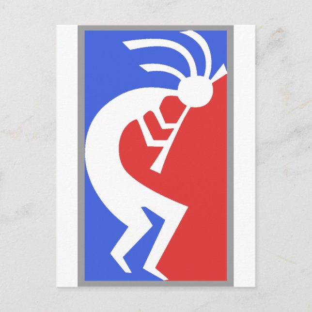Postal ¡Estilo original Kokopelli! (Anverso)