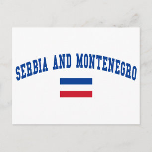 Postal Estilo Serbia y Montenegro