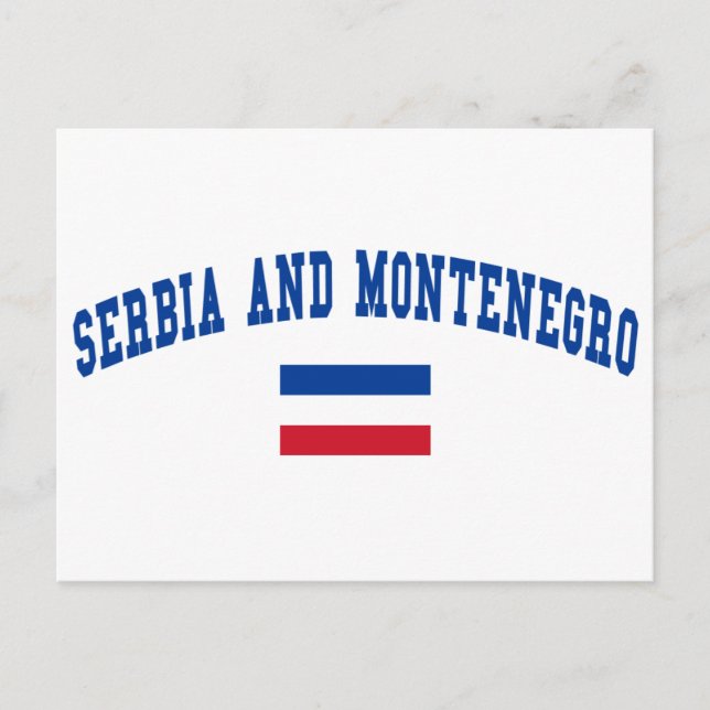 Postal Estilo Serbia y Montenegro (Anverso)