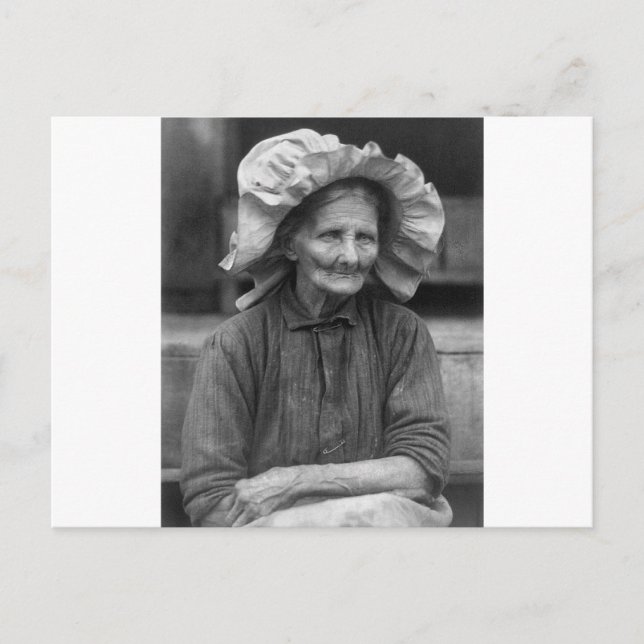 Postal Estilo Sunbonnet, 1930 (Anverso)