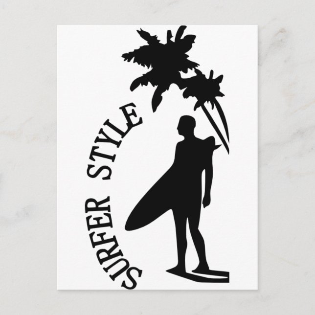 Postal Estilo surfer (Anverso)
