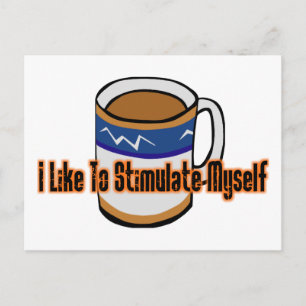 Postal Estimulación del café