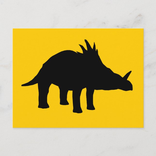 Postal Estiracosauro Dino Dinosaurio (Anverso)