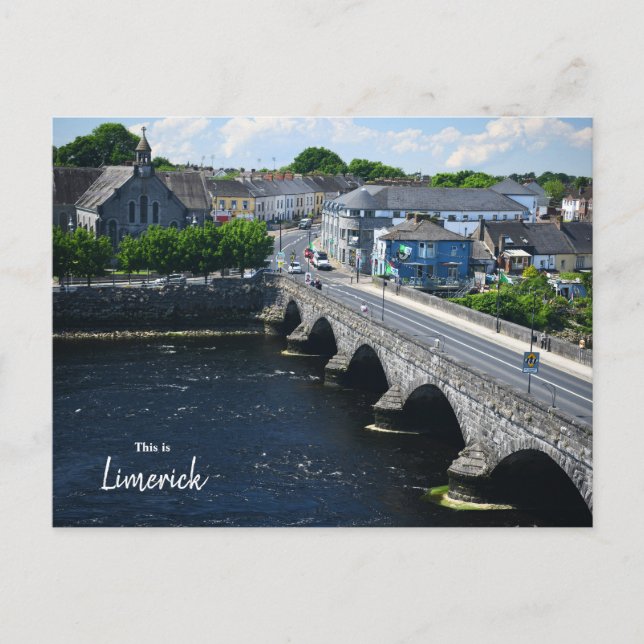Postal Esto es Limerick-Irlanda (Anverso)