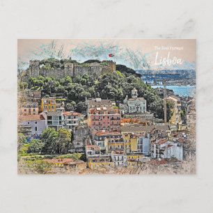 Postal Esto es Lisboa Portugal