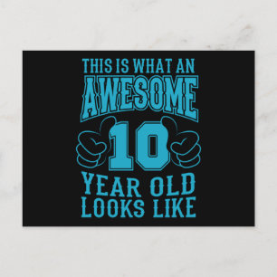 Postal ESTO ES LO QUE ES UN 10 AÑOS INCREÍBLE Cumpleaños 