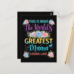 Postal Esto es lo que la mejor mamá del mundo