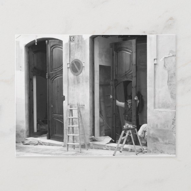 Postal Esto es pesado. (Anverso)