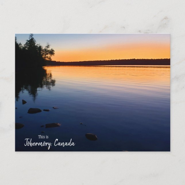 Postal Esto es Tobermory, Canadá (Anverso)