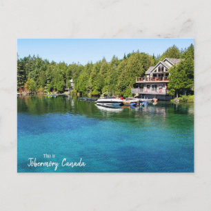 Postal Esto es Tobermory, Canadá