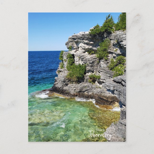 Postal Esto es Tobermory - Ontario, Canadá (Anverso)