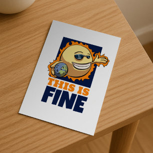 Postal Esto es un buen Personalizado del calentamiento gl