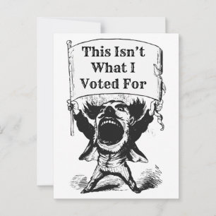 Postal Esto no es por lo que voté