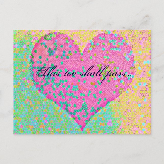 Postal Esto también pasará (Anverso)