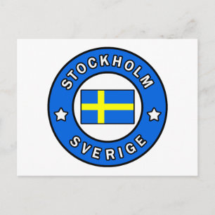 Postal Estocolmo Sverige