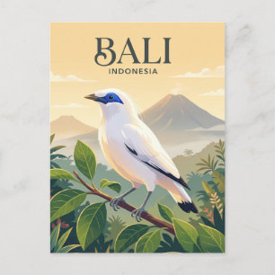 Postal Estornino de Bali, Bali Indonesia