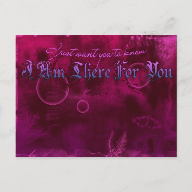 Postal Estoy Allí Por Ti (Anverso)