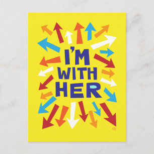 Postal Estoy con ella