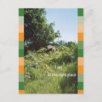 Postal Estoy en el lugar correcto