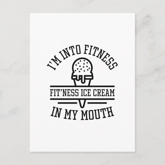 Postal Estoy en forma (Anverso)