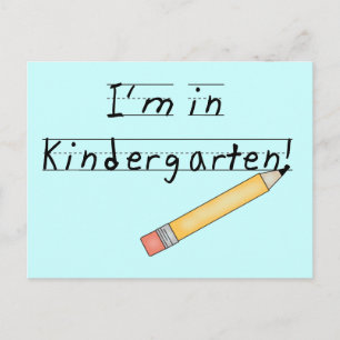 Postal Estoy en kindergarten camisetas y regalos