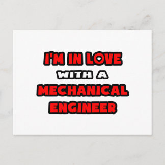 Postal Estoy enamorada de un ingeniero mecánico