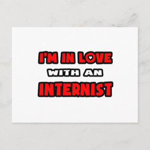 Postal Estoy enamorada de un internista