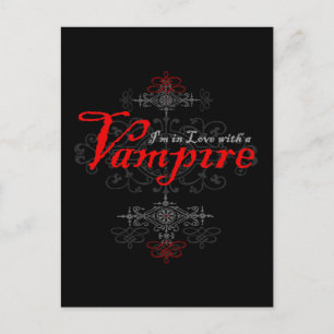 Postal Estoy enamorada de un vampiro
