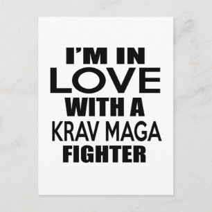 POSTAL ESTOY ENAMORADO DE KRAV MAGA FIGHTER